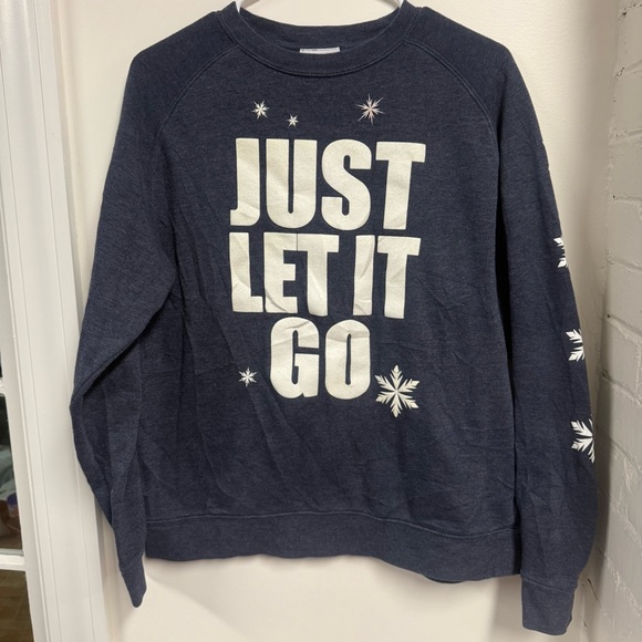 Disney Sweaters - Disney Parks Frozen “Just Let it Go” Sweatshirt